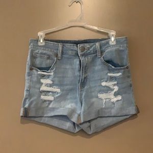 Aeropostale high rise midi shorts. Size 10